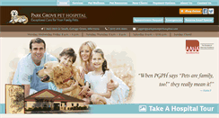 Desktop Screenshot of parkgrovepethospital.com